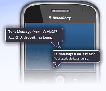 Text messages on a smart phone