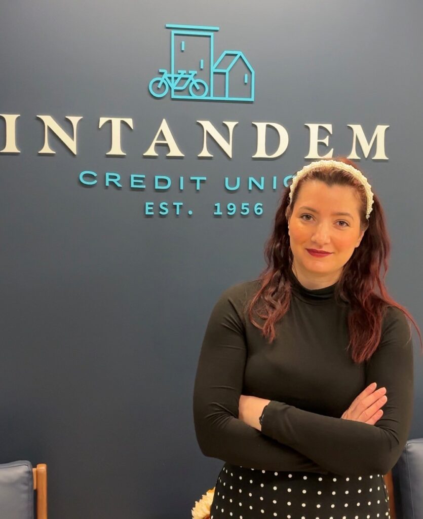 Valeria Rodriguez, branch manager at Intandem Credit Union Creston branch